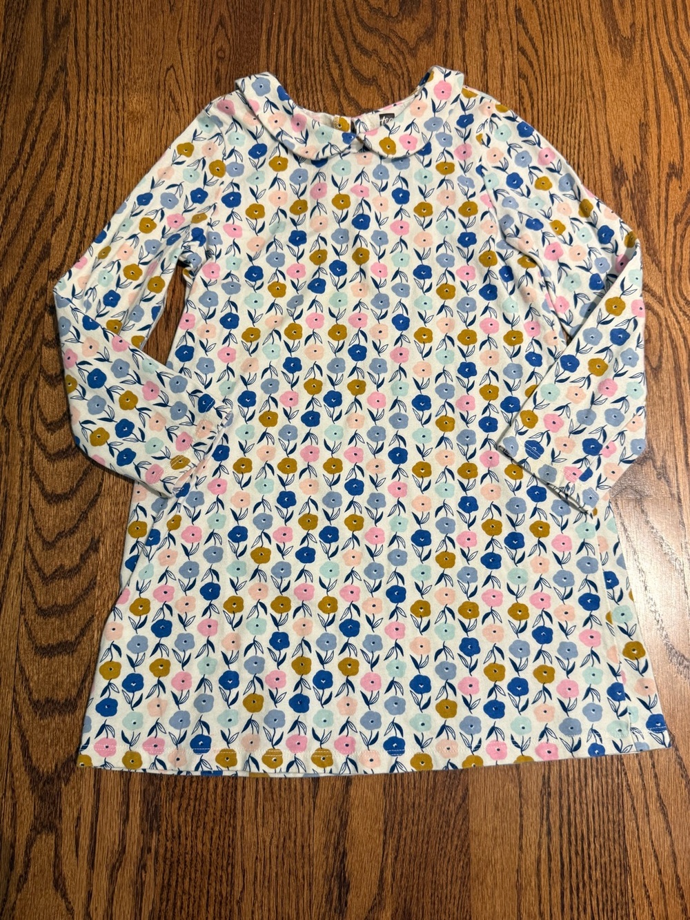 Tea Collection Peter Pan Collar Floral Dress Sz 6